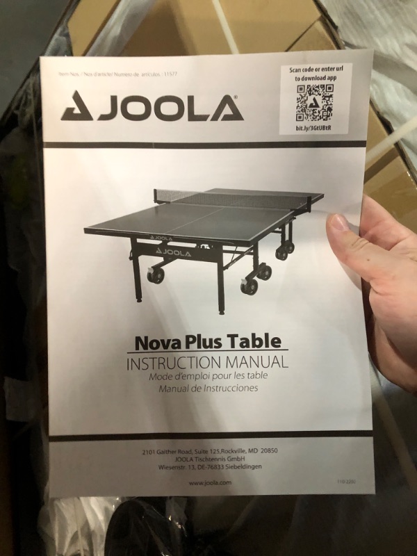 Photo 4 of ***(READ FULL POST)*** JOOLA NOVA - Outdoor Table Tennis Table with Waterproof Net Set - Quick Assembly - All Weather Aluminum Composite Outdoor Ping Pong Table - Tournament Quality - Indoor & Outdoor Compatible NOVA Pro Plus Outdoor Tennis Table