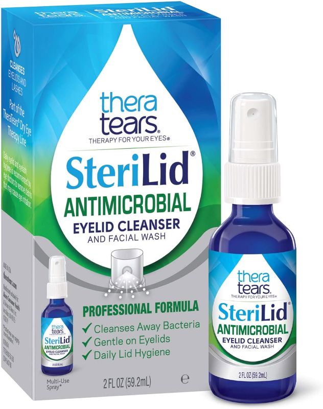 Photo 1 of **nonrefundable**TheraTears SteriLid Eyelid Cleanser and Face Wash, for irritated eyes, 2 fl oz Spray
