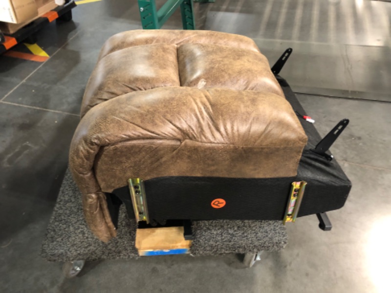 Photo 4 of ***BASE ONLY - REST OF CHAIR NOT INCLUDED - SEE PICTURES***
CANMOV Faux Leather Power Lift Recliner Chair with Massage and Heat for Elderly, Dual Motor Recliner Chair, Electric Recliner with Adjustable Headrest, USB Ports, 2 Concealed Cup Holders, Brown