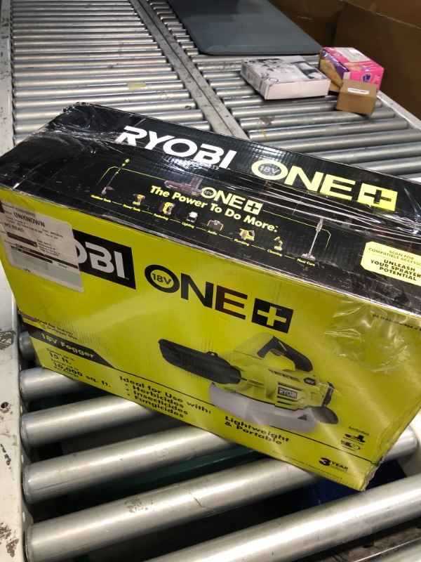 Photo 5 of **LIKE NEW** RYOBI ONE+ 18V Cordless Battery Fogger/Mister with 2.0 Ah Battery and Charger