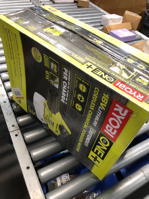 Photo 4 of **LIKE NEW** RYOBI ONE+ 18V Cordless Battery Fogger/Mister with 2.0 Ah Battery and Charger