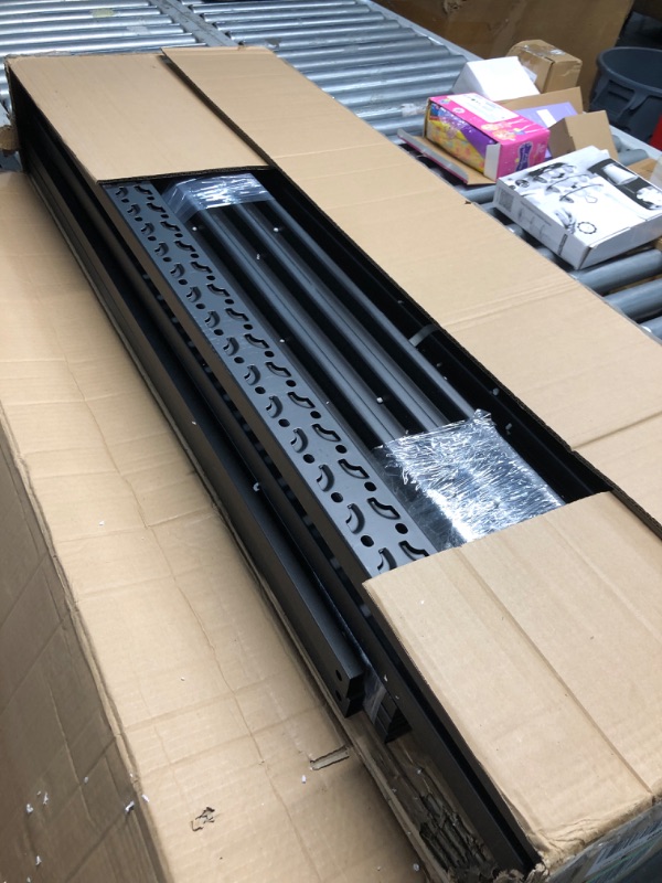 Photo 1 of **MINOR DAMAGE READ NOTES**
3-Tier Industrial Shelving Rack, Heavy Duty Workshop Storage Rack, Adjustable Metal Garage Shelf,1500lbs Capacity for Warehouse Basement Storeroom Supermarket
