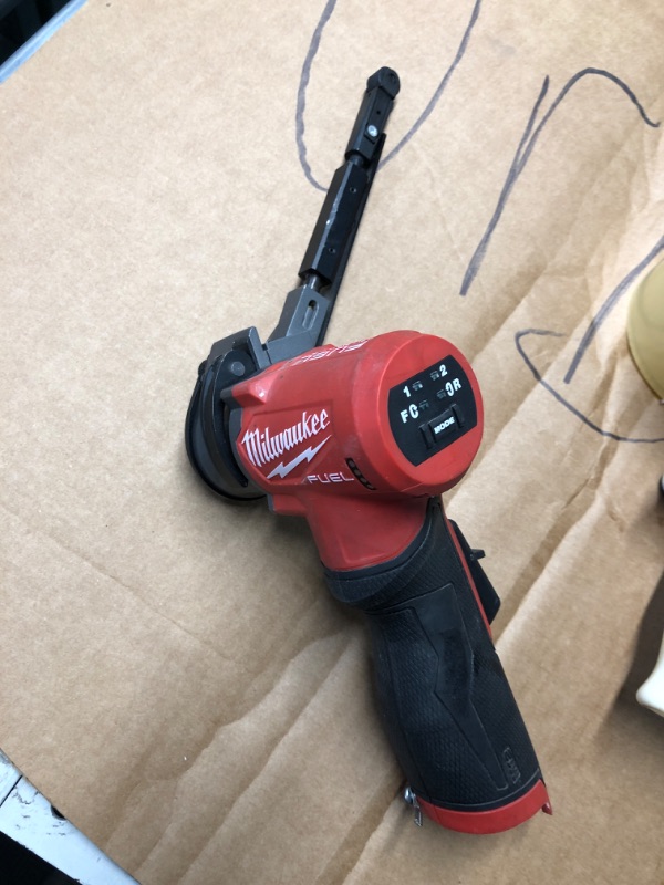 Photo 2 of **NO BELT SANDER** M12 FUEL 12V Lithium-Ion Brushless Cordless 1/2 in. x 18 in. Bandfile (Tool-Only)
