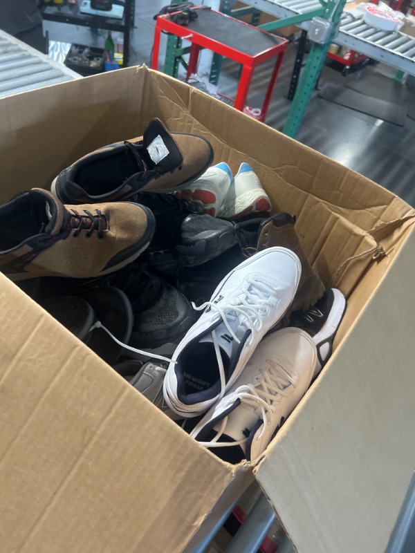 Photo 1 of ***NON REFUNDABLE***
 SHOE BUNDLE - VARIOUS SIZES AND CONDITION. 