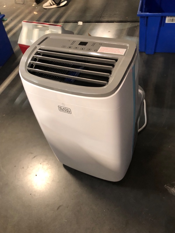 Photo 8 of ***USED - POWERS ON - UNABLE TO TEST FURTHER - LIKELY MISSING PARTS - SEE PICTURES***
BLACK+DECKER 10,000 BTU Portable Air Conditioner up to 450 Sq.Ft. with Remote Control,White