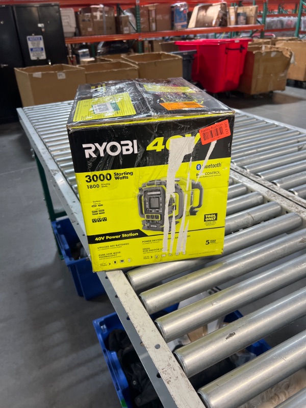 Photo 4 of **USED**APPEARS IN GREAT SHAPE!
Ryobi 40V 1800-Watt Portable Battery Power Station Inverter Generator and 4-Port Charger (Tool Only)