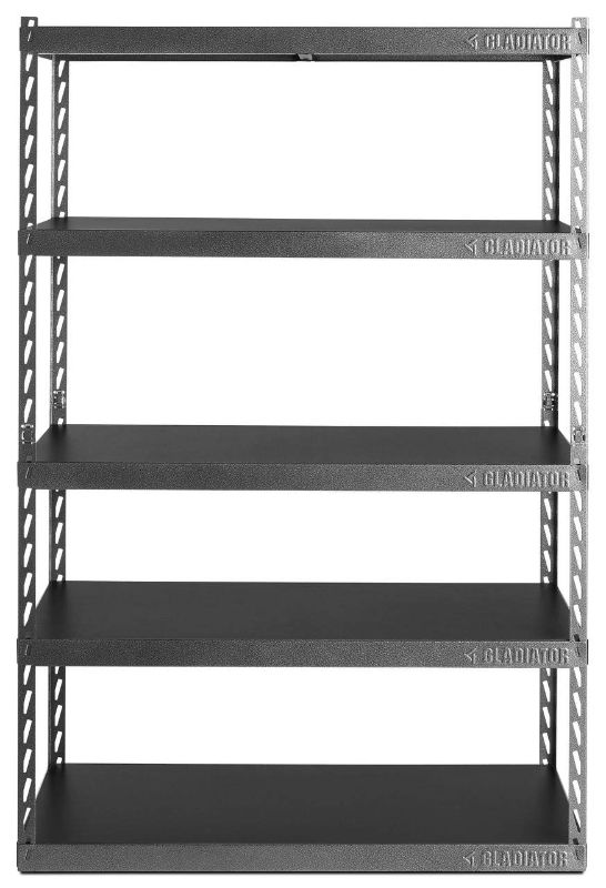 Photo 1 of ***FACTORY SEALED***Gladiator "48" Wide EZ Connect Rack with Five 24" Deep Shelves", hammered granite