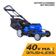 Photo 1 of ***(PARTS ONLY/ NON FUNCTIONAL/ NO RETURNS OR REFUNDS)***
 Kobalt Gen4 40-volt 20-in Cordless Self-propelled Lawn Mower 6 Ah (1-Battery and Charger Included)
