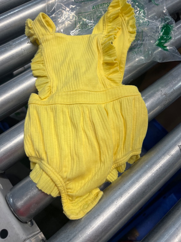 Photo 2 of ***STOCK PHOTO REFERENCE ONLY***
MA&BABY Baby Girls Sleeveless Cotton Floral Square Neck Leotard Romper 3 6 9 12 18 Months 6-12 Months Yellow