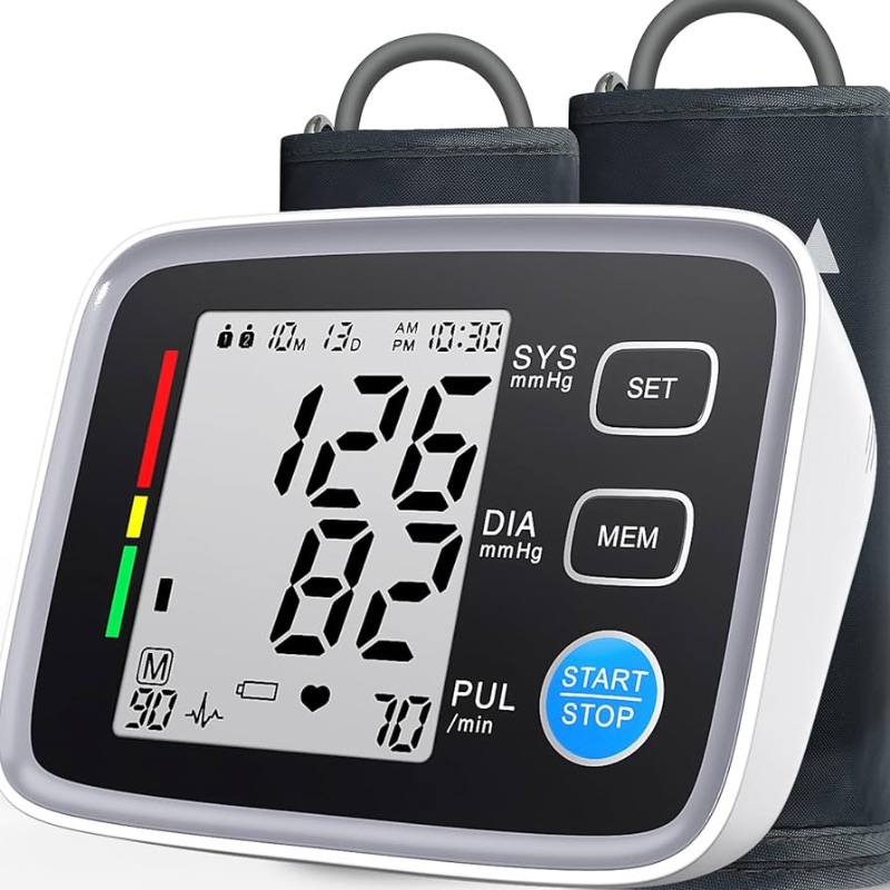 Photo 1 of ***FACTORY SEALED***
Upper Arm Blood Pressure Monitor for Home Use 2 Cuff Sizes, 9-17'' & 13-21''Extra Large BP Cuff Automatic Digital Blood Pressure Machine 2 Users 180 Memories USB Cable 4 AA Batteries