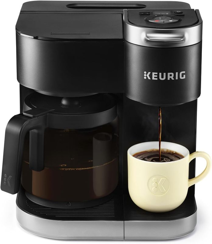 Photo 1 of Keurig K-Duo Single Serve K-Cup Pod & Carafe Coffee Maker, Black,1470 watts