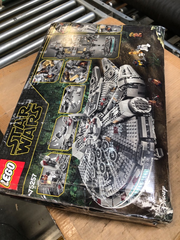 Photo 2 of LEGO Star Wars Millennium Falcon 75257 Building Set - Starship Model with Finn, Chewbacca, Lando Calrissian, Boolio, C-3PO, R2-D2, and D-O Minifigures, The Rise of Skywalker Movie Collection