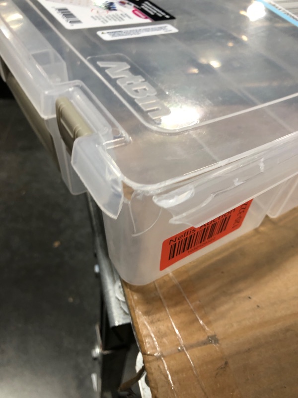 Photo 1 of ***DAMAGED***
 6959AB Bottle Storage Super Satchel, Portable Carrying Case - Organizes up to 32 individual 0.5oz Bottles, Clear