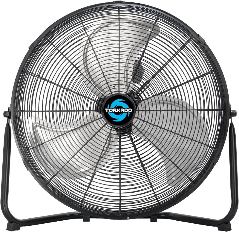 Photo 1 of *** NOT FUNCTIONAL SELLING AS PARTS NO RETURNS****
Tornado 20 Inch High Velocity Metal Floor Fan, 3-Speed Powerful Cooling for Industrial, Commercial, and Home Spaces, 120°Tilt, 6.0 FT Cord - UL safety...