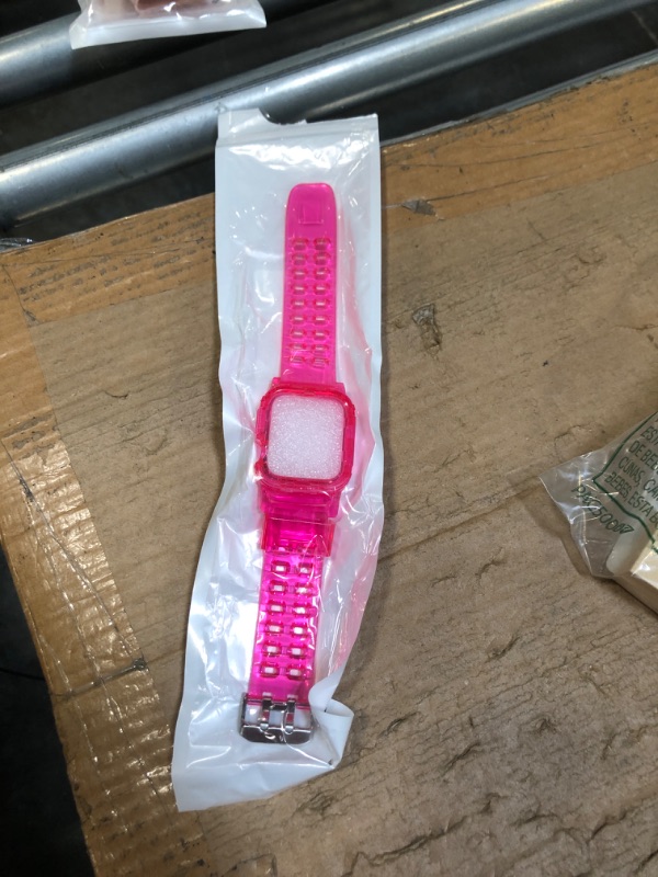 Photo 2 of  for Apple Watch Band 45mm 44mm 42mm 41mm 40mm 38mm with Case, Uni-body Protective Bumper Band, Crystal Clear Sporty Case, with Adjustable Strap for iWatch Ultra & Series 9 8 7 6 5 4 3 2 1 / SE
4.4 4.4 out of 5 stars    2,676 ratings | Search this page
50