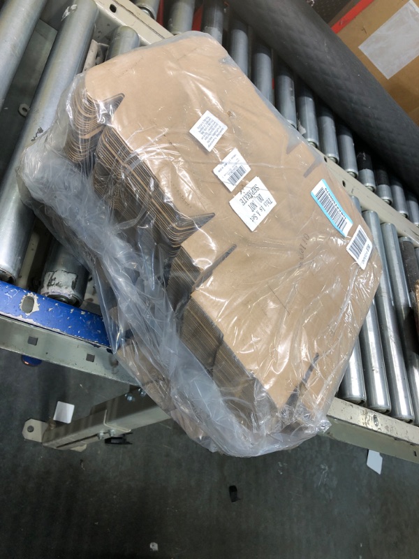 Photo 1 of 100 Pcs Shipping Boxes Brown Cardboard Boxes Corrugated Cardboard Boxes Mailer Boxes Packaging Boxes for Mailing Small Business Present (Simple Pattern,7.87 x 5.51 x 1.57 Inches) 7.87 x 5.51 x 1.57 Inches Simple Pattern