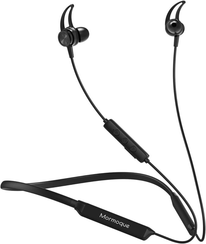 Photo 1 of G5 Neckband Bluetooth Headphones,with Microphone Wireless Earphone,HiFi Deep Bass Earbuds,Magnetic Metal Headset,IPX5 Sweatproof 36Hrs Playtime for Sports Music Phone Call
