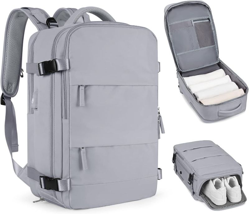 Photo 1 of coofay Personal Item Travel Backpack For Women Men Airline Approved Carry On Backpack Flight Approved Waterproof Sports Luggage Backpack Casual Daypack Small Hiking Backpack
