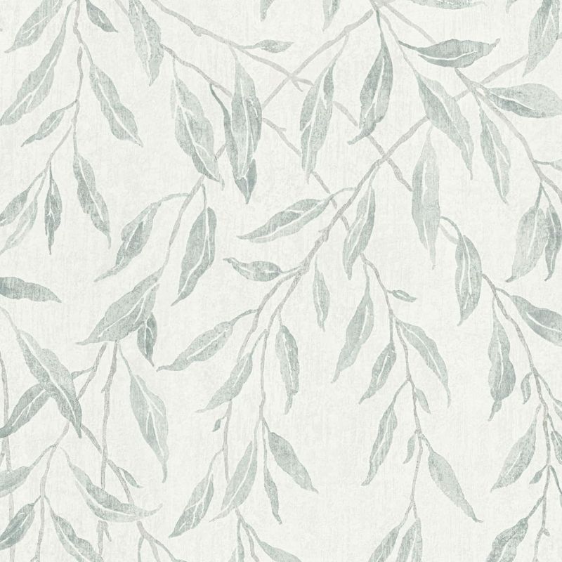 Photo 1 of Leaf Wallpaper Boho Contact Paper Peel and Stick Wallpaper Leaves Contact Paper for Cabinets Floral Wallpaper for Bathroom Self-Adhesive Removable Wallpaper Olive Farmhouse Nature Paper 17.3“×393“
