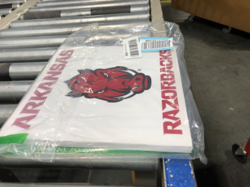 Photo 1 of P. Graham Dunn University of Arkansas Razorbacks Logo 11 x 11 Canvas Decorative Art Sign
