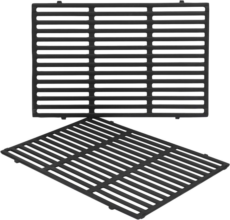 Photo 1 of 18.75" Grill Grates Replace for Weber Genesis II 300 & Genesis II LX 300 Series Grills, Genesis II E/S 310 315 325 330 335, Cast Iron Grill Grates Replacement for Weber 66095 66802 66805
