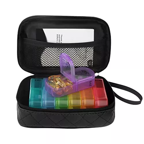 Photo 1 of 1 Set Weekly Pillbox Travel Organizer