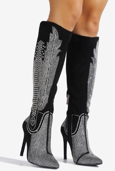 Photo 1 of **READ NOTES BEFORE PURCHASING ITEM** 
Cape Robbin Olkley Knee High Cowboy Boots Women - Western Cowgirl Boots for Women with Stiletto Heels - Fashion Dress Boots for Women 7.5