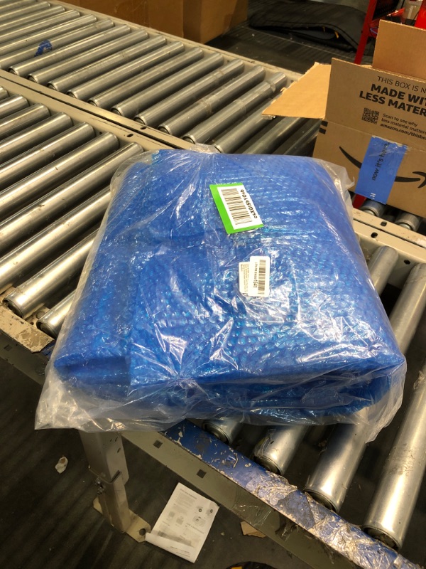 Photo 1 of Solar Pool Covers Blankets, Round Solar Pool Cover for Above Ground and In Ground Pool Round Swimming Pools, Solar Pool Hot Tub Floating Thermal Blanket Dustproof Cover (10 Ft)