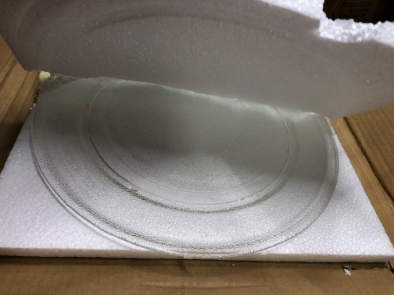 Photo 3 of 16" Microwave Glass Plate for GE, Samsung, Frigidaire 16 inch Replacement Microwave Glass Plate, Microwave Glass Turntable
