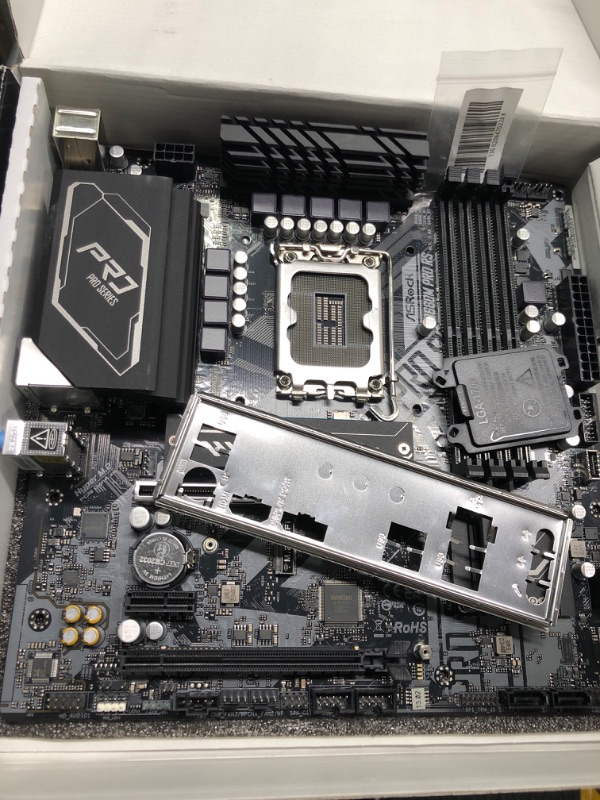 Photo 4 of ASRock B660M Pro RS Intel B660 Series CPU (LGA1700) 32 GB Compatible B660M MicroATX Motherboard