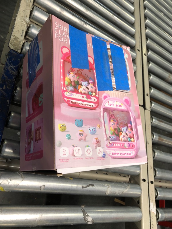 Photo 2 of Claw Machine for Kids,Unicorns Toys for Girls Age 6+,Arcade Games Mini Vending Machine with Squishy Fidget Toys,Candy Machine Candy Dispenser Machine,Claw Game Machine,Birthday Gifts
