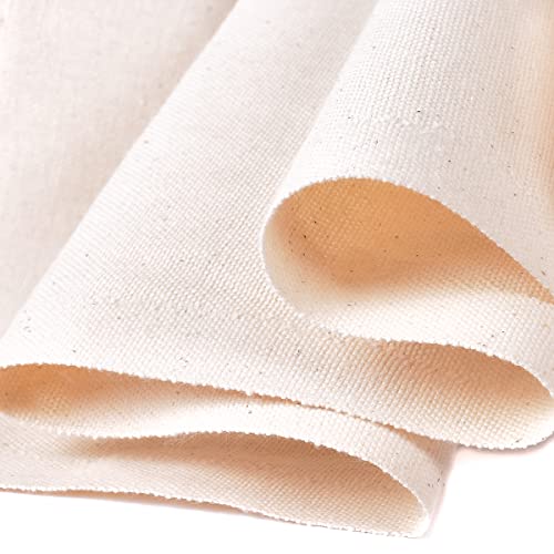 Photo 1 of 100% Natural Cotton 7 Oz Canvas Fabric (Duck), 63 Inches Wide X 3 Yards Long
