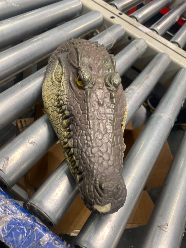 Photo 1 of Alligator Head Decoy, Outdoor Fake Gator Head,Crocodile Head for Decorations, 13 x 5.5 x 2.8 Inches