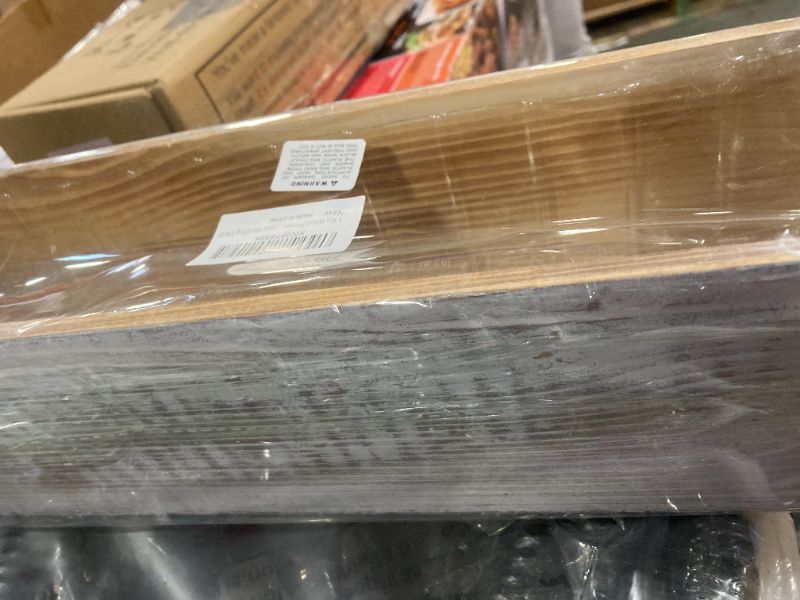 Photo 1 of 1 Pcs Wood Planter Box Rectangle Whitewashed Wooden Rectangular Planter Decorative Rustic Wooden Box with Inner Plastic Box - 17.3" L x 3.9" W x 3.9" H Floral Natural Centerpieces Rustic Wedding Decor ****USED**** 