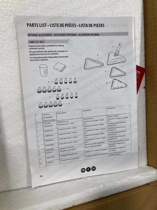 Photo 3 of **PARTS ONLY** Wagner Spraytech 0282014 915e On-Demand Steam Cleaner & Wallpaper Removal, Multipurpose Power Steamer, 18 Attachments Included (Some Pieces Included in Storage Compartment) 915 Steam