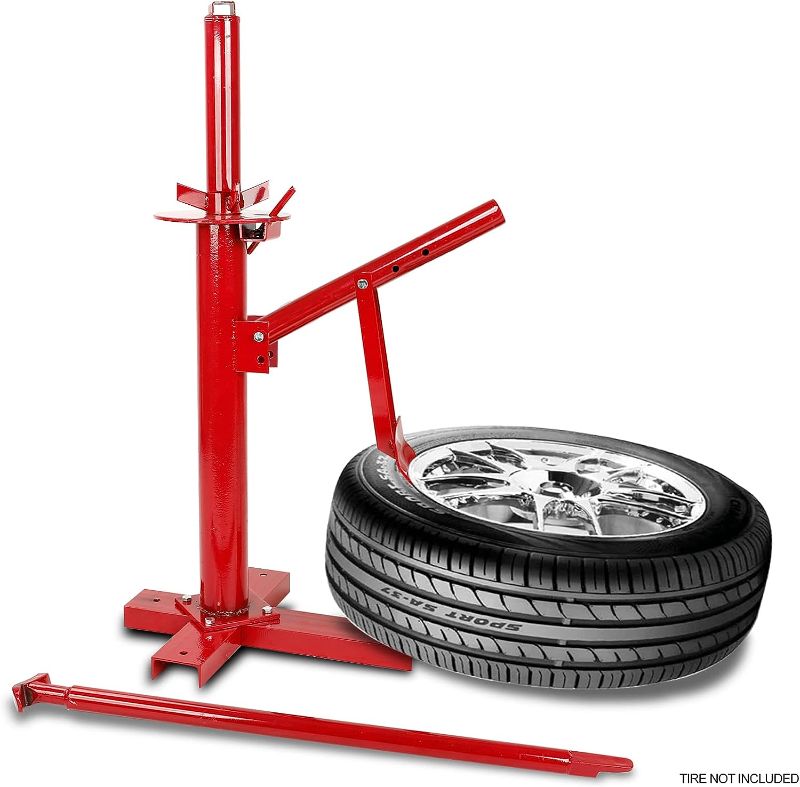 Photo 1 of BLACKHORSE-RACING Portable Manual Tire Changer 8" to 16" Tire Changer Bead Breaker Mounting Tool Manual Steel Tire Changing Tool for Car Truck Home Garage Small Auto Shop