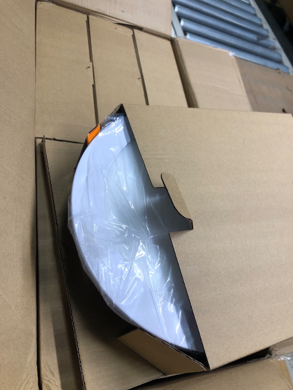 Photo 2 of Amico 12 Pack 8 Inch 5CCT LED Recessed Ceiling Light with Night Light, 2700K/3000K/3500K/4000K/5000K Selectable Ultra-Thin Recessed Lighting, 18W=120W, 1600LM, Dimmable Canless Wafer Downlight ETL&FCC