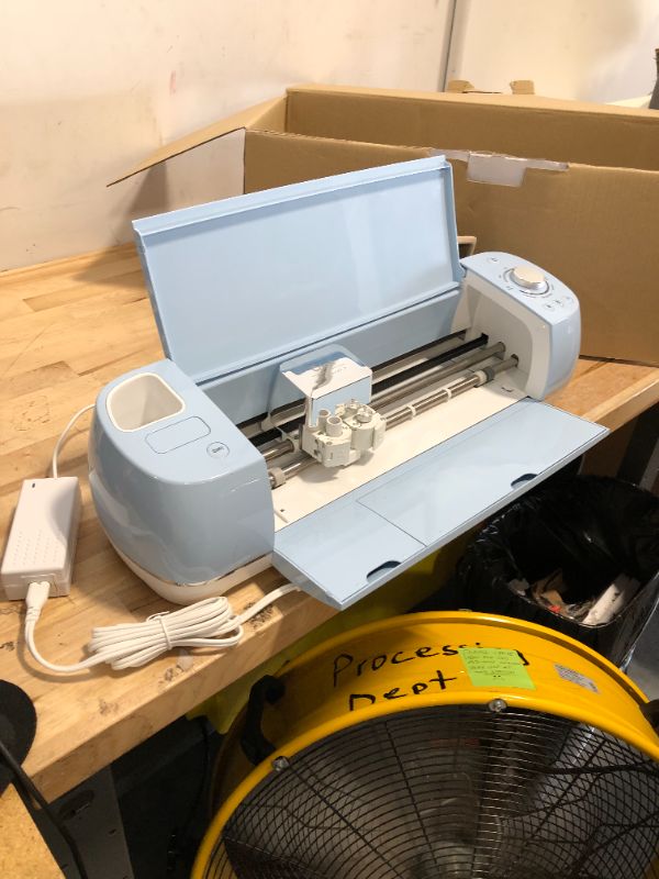 Photo 3 of Cricut Explore Air 2 - A DIY Cutting Machine for all Crafts, Create Customized Cards, Home Decor & More, Bluetooth Connectivity, Compatible with iOS, Android, Windows & Mac, Blue