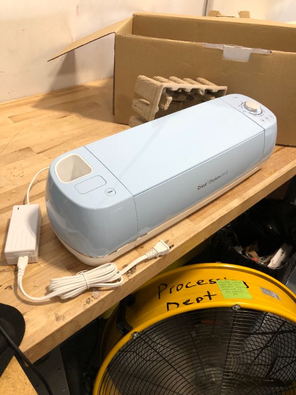 Photo 1 of Cricut Explore Air 2 - A DIY Cutting Machine for all Crafts, Create Customized Cards, Home Decor & More, Bluetooth Connectivity, Compatible with iOS, Android, Windows & Mac, Blue