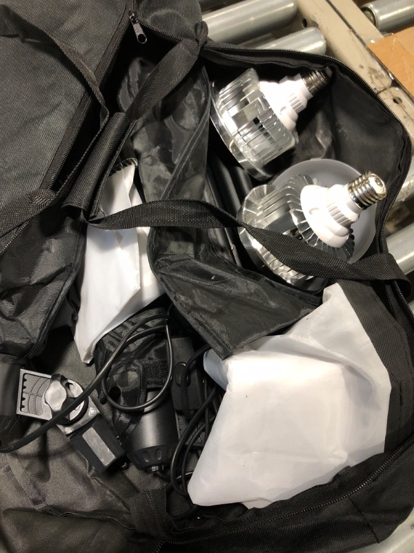 Photo 1 of Torjim Softbox Photography Lighting Kit, 16'' x 16'' Professional Softbox Lighting Kit with 85W 3000-7500K LED Bulbs, Studio Lights for Photography/Video Recording/Live Streaming