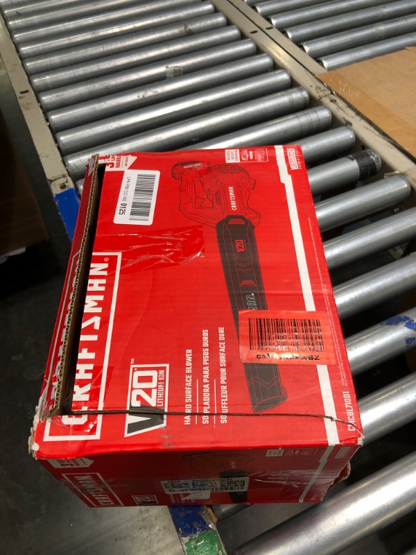 Photo 3 of ***Bad Battery*** Craftsman CMCBL710D1 20-Volt Max 200-CFM 90-MPH Handheld Cordless Electric Leaf Blower 2 Ah (Battery & Charger Included)