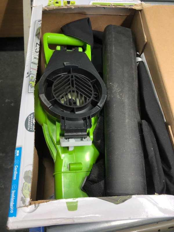 Photo 3 of 40V Cordless Blower / Vacuum | Greenworks