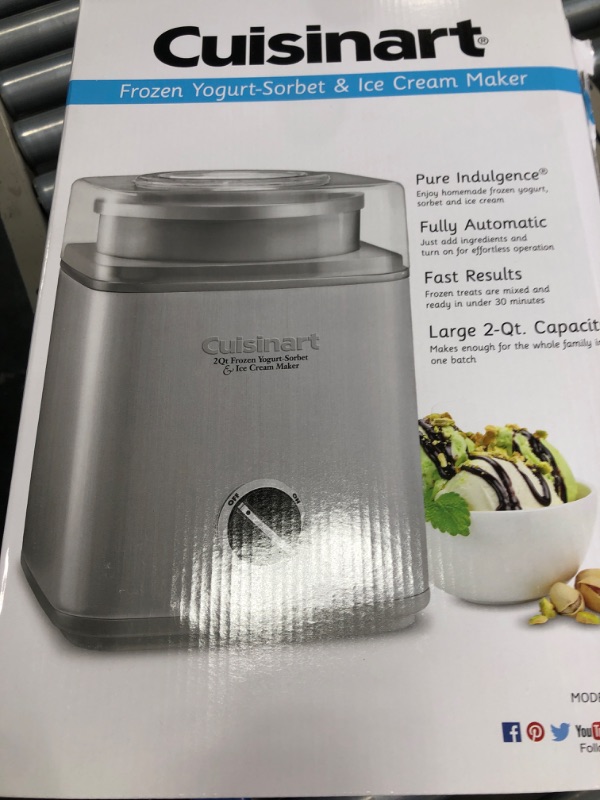 Photo 1 of ***NEEDS TO BE CLEANED***
Pure Indulgence 2-Quart Ice Cream and Sorbet Maker