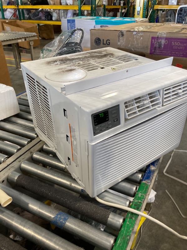 Photo 3 of 10,000 BTU 115V Window Air Conditioner Cools 450 Sq. Ft. in White
