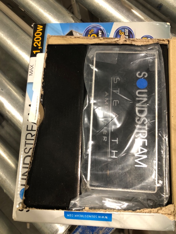 Photo 1 of Soundstream ST4.1200D Stealth Series 1200W Class D 4 Channel Amplifier