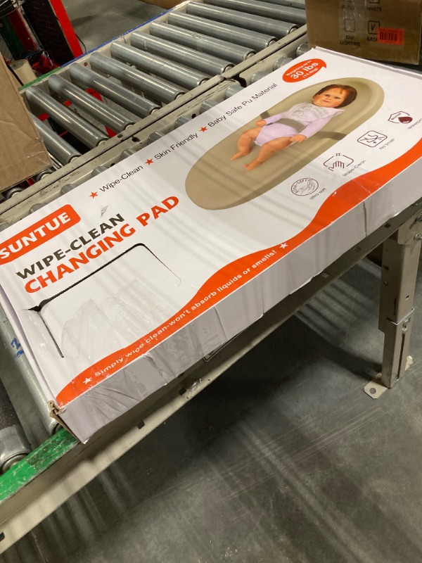 Photo 1 of Baby Changing Pad,Waterproof & Easy to Clean,PU Foam Changing Pad on Table Topper for Changing Diaper and Dresser