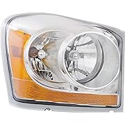 Photo 1 of Evan-Fischer Headlight Assembly Compatible with 2004-2005 Dodge Durango Halogen Chrome Interior Passenger Side