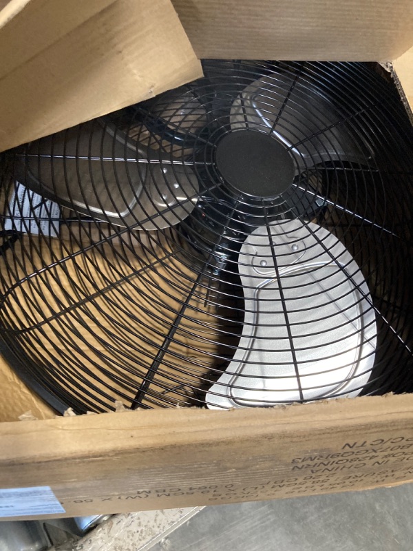 Photo 3 of ***FOR PARTS ONLY NO RETURNS*** AmazonCommercial HVF20-SP Industrial Fan, 20", Black