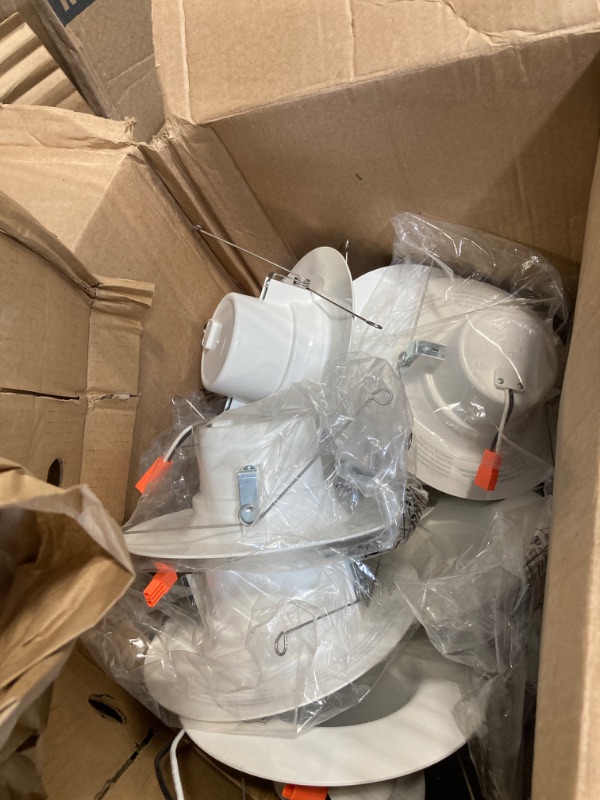 Photo 1 of Philips LED Flicker-Free 5"/6" Dimmable Recessed Downlight, 1000 Lumen, Bright White Light (3000K), 11.5W=75W, E26 Base, 12-Pack Bright White 12 Count (Pack of 1) 75 W 1000 Lumen