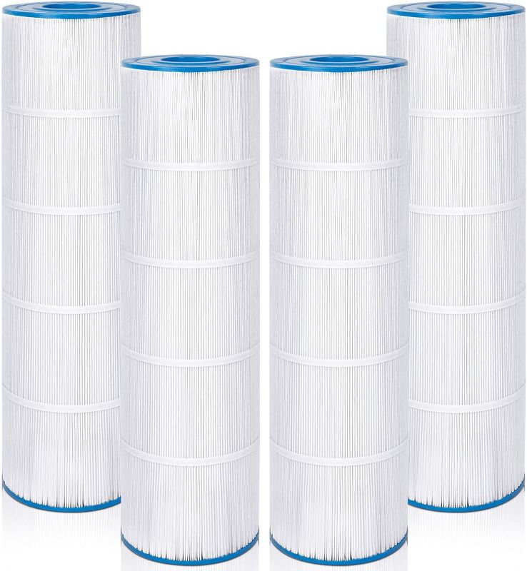 Photo 1 of Future Way 4-Pack CCP420 Pool Filter Cartridges Replacement for Pentair Clean & Clear Plus 420, Replace Pentair R173576, Pleatco PCC105-PAK4, 420 sq.ft